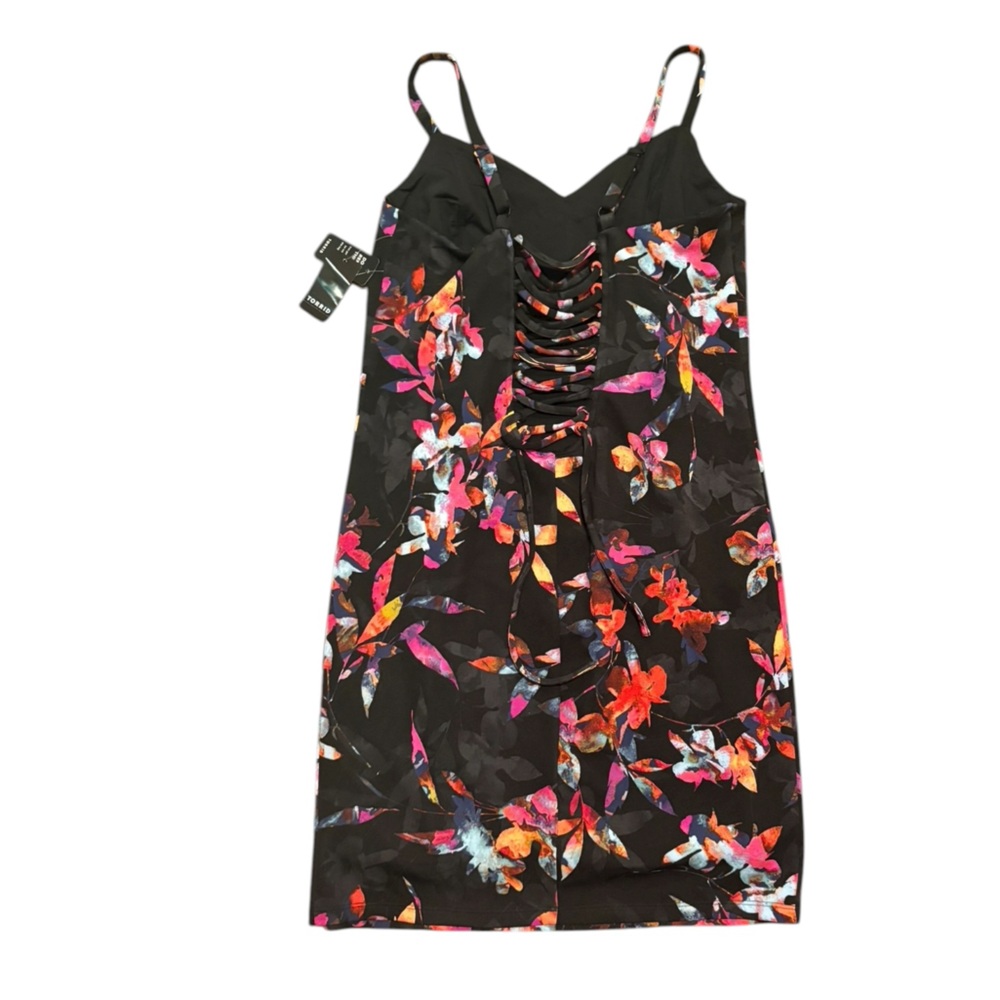 Torrid Mini Scuba Lace-Up Bodycon Mini Dress - Picture 6 of 11